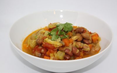 Warming winter bean stew