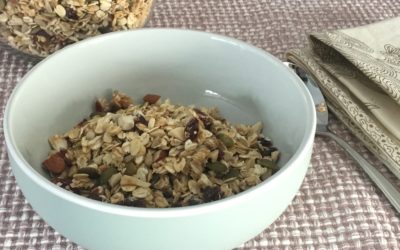 Healthy homemade granola