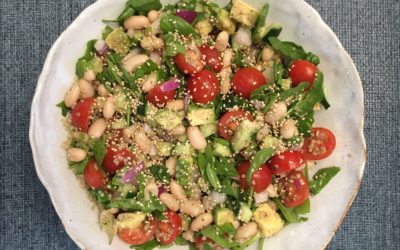 Cannellini bean & quinoa salad