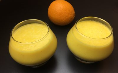 Orange, ginger and turmeric smoothie