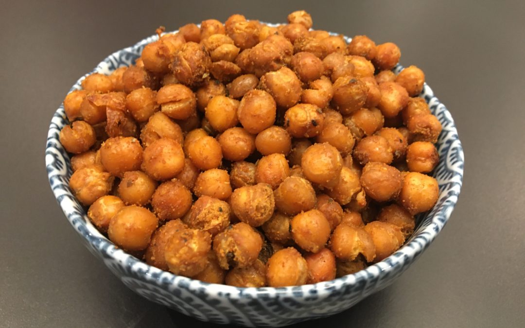 Baked spicy chickpeas