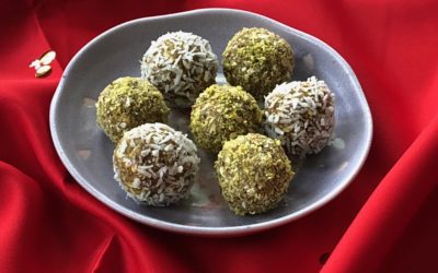 Pistachio date balls