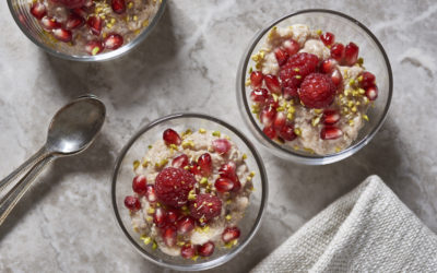 Creamy coconut quinoa pudding