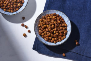 Baked healthy spicy chickpeas