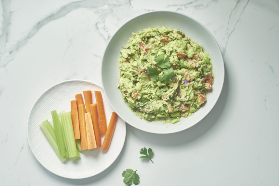 Edamame guacamole recipe Wellness with Sujata