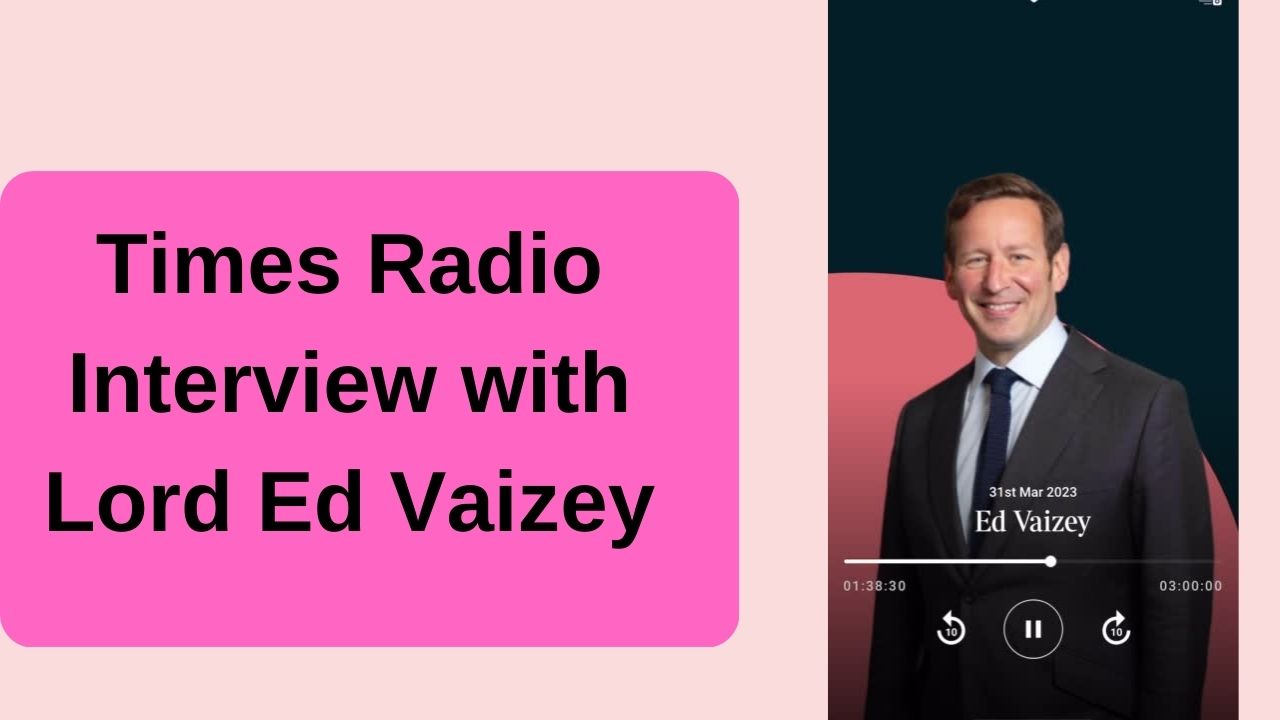 Interview with Lord Ed Vaizey and Sujata Din