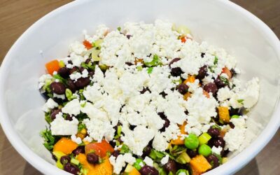 Easy Black Bean Salad with Lemon-Cumin Dressing